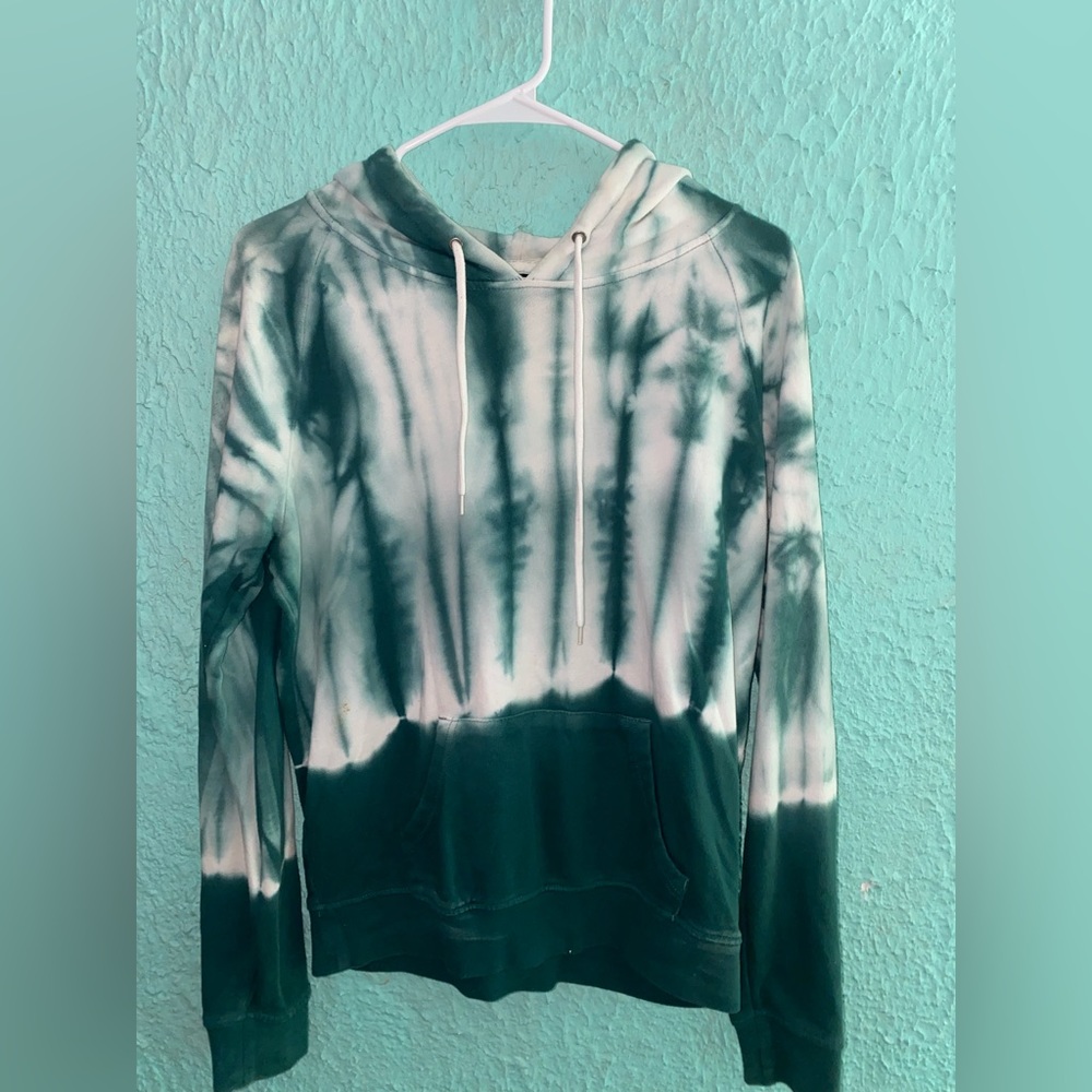 Zine Green Tie Dye Hoodie - Women’s